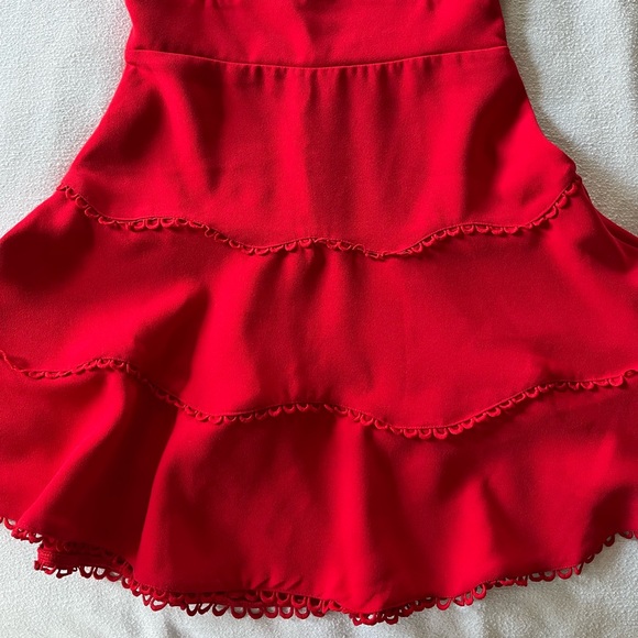 Deep V-neck Party Dress - Picture 3 of 4